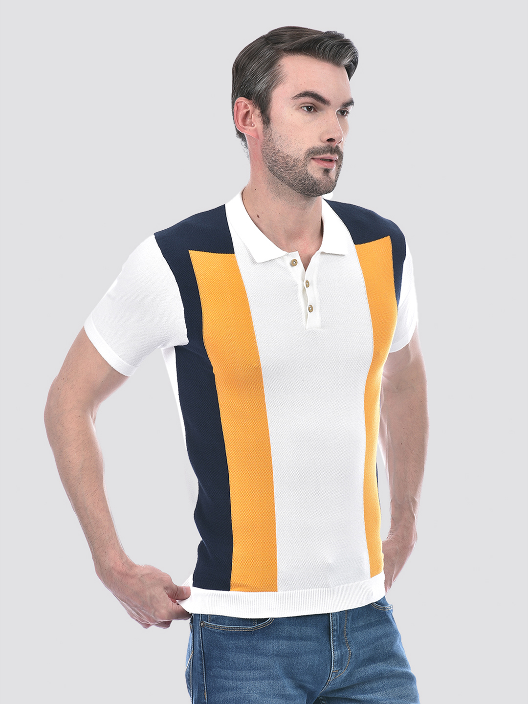 Numero Uno Men Color Block Multicolor T-Shirt